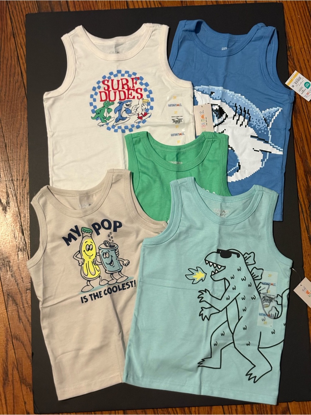 Garanimals Boys 5-Pack Tank Tops